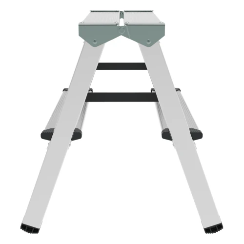 Стремянка алюминиевая двухсторонняя Новая Высота NV 1120, 2х2 ступень 80 мм