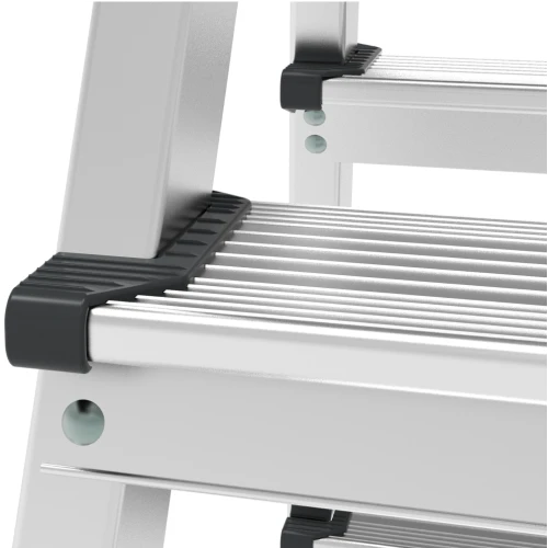 Стремянка алюминиевая двухсторонняя Новая Высота NV 1120, 2х2 ступень 80 мм