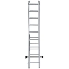 Лестница алюминиевая трёхсекционная Новая Высота NV 1230, 3х9