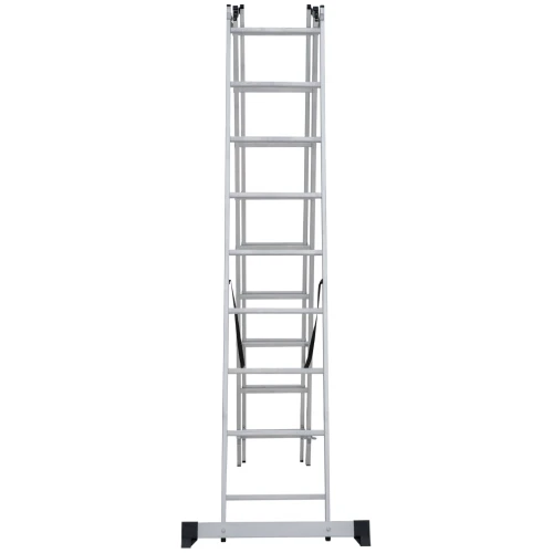 Лестница алюминиевая трёхсекционная Новая Высота NV 1230, 3х9