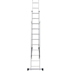 Лестница алюминиевая трёхсекционная Новая Высота NV 1230, 3х9
