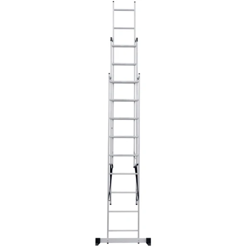 Лестница алюминиевая трёхсекционная Новая Высота NV 1230, 3х9