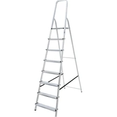 Стремянка алюминиевая Новая Высота NV 1110, 1х8 ступень 80 мм