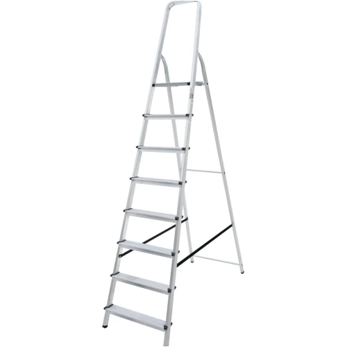 Стремянка алюминиевая Новая Высота NV 1110, 1х8 ступень 80 мм