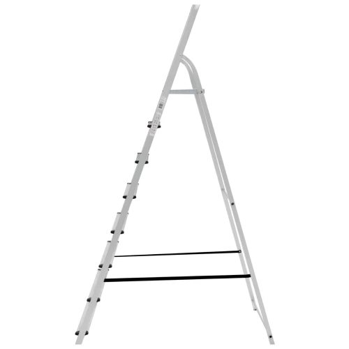 Стремянка алюминиевая Новая Высота NV 1110, 1х8 ступень 80 мм