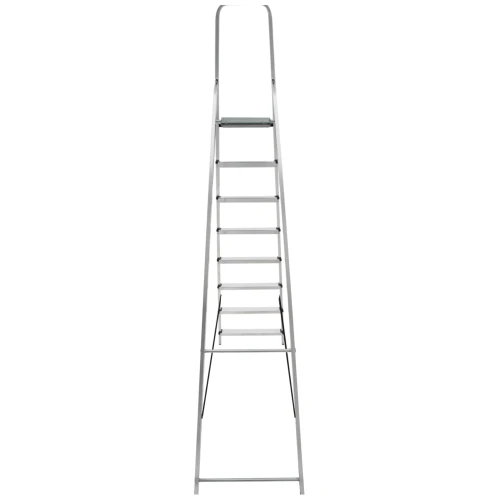 Стремянка алюминиевая Новая Высота NV 1110, 1х8 ступень 80 мм