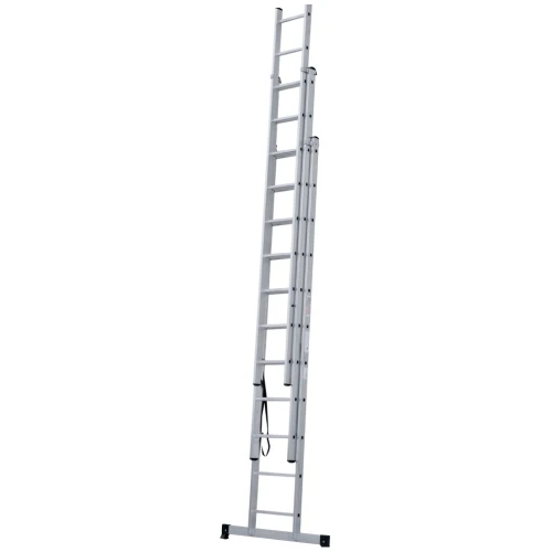 Лестница алюминиевая трёхсекционная Новая Высота NV 1230, 3х11