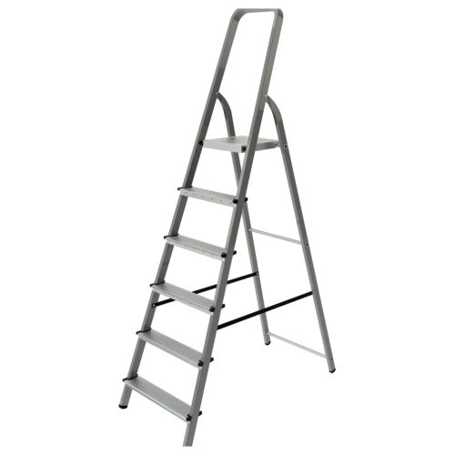 Стремянка стальная Новая Высота NV 1150, 1х6 ступень 70 мм