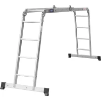 Лестница-трансформер Новая Высота NV 0320 алюминиевая, 4х4 перекл, ширина 330 мм