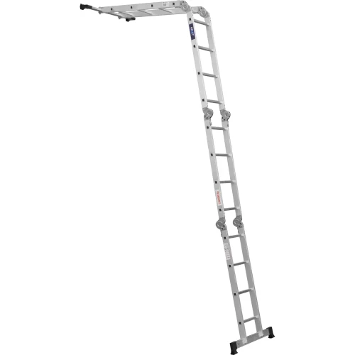 Лестница-трансформер Новая Высота NV 0320 алюминиевая, 4х4 перекл, ширина 330 мм