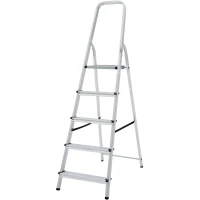 Стремянка алюминиевая Новая Высота NV 1110, 1х5 ступень 80 мм