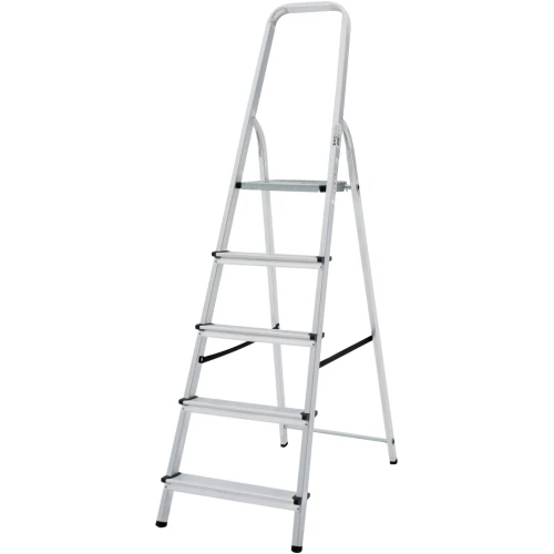 Стремянка алюминиевая Новая Высота NV 1110, 1х5 ступень 80 мм