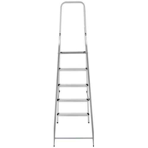 Стремянка алюминиевая Новая Высота NV 1110, 1х5 ступень 80 мм