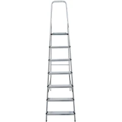 Стремянка алюминиевая Новая Высота NV 1110, 1х7 ступень 80 мм