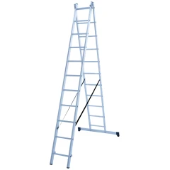 Лестница алюминиевая двухсекционная Новая Высота NV 1220, 2х11