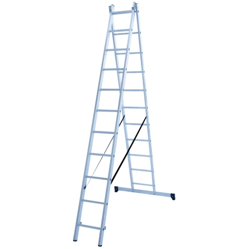 Лестница алюминиевая двухсекционная Новая Высота NV 1220, 2х11