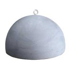 Полусфера бетонная Д500 с оцинкованным кольцом