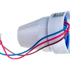 Фотореле ФР 601 серый, макс. нагрузка 2200 ВА IP44 IEK