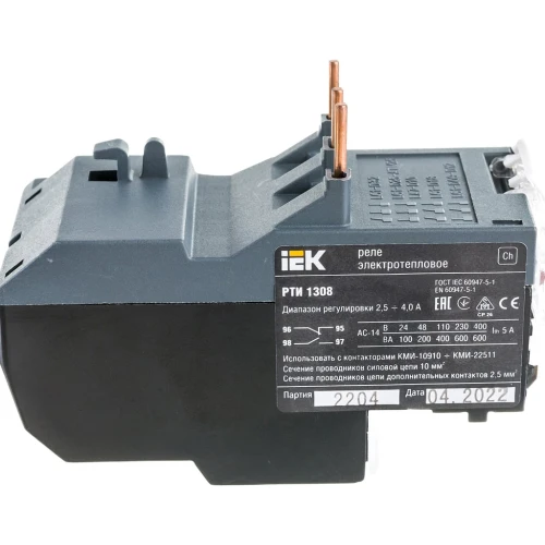 Реле электротепловое 2.5-4A IEK