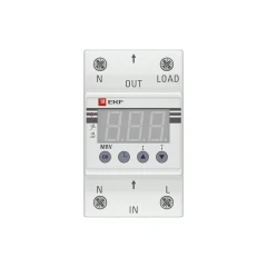 Реле напряжения с дисплеем 63A EKF PROxima