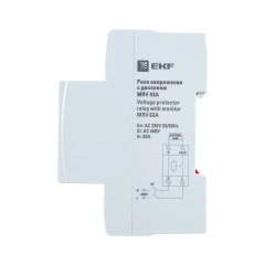 Реле напряжения с дисплеем 63A EKF PROxima