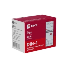 Фотореле с выносным датчиком DIN-1 (ФР) 2-100Лк 25А 3000Вт EKF PROxima