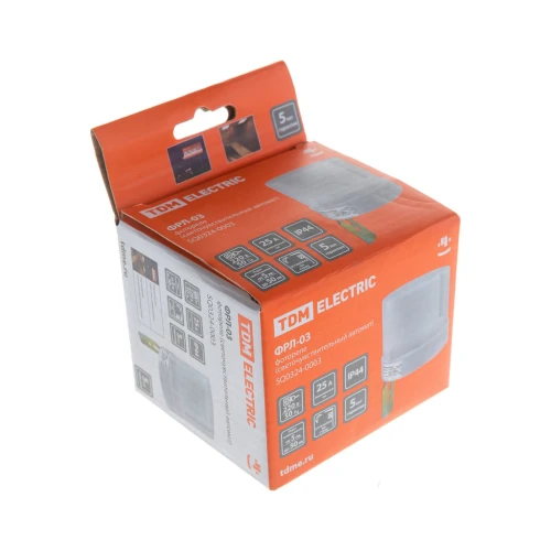 Фотореле ФРЛ-03 5-50Лк 25А TDM ELECTRIC