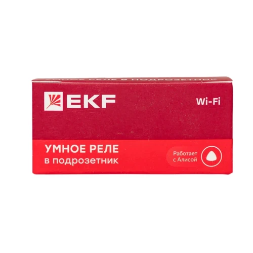 Умное реле в подрозетник 1-канальное Wi-Fi EKF Connect