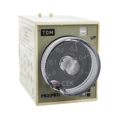 Реле времени РВ2A-0,5сек/3мин-5A-220В-8Ц TDM ELECTRIC