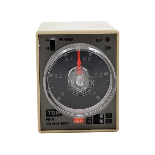 Реле времени РВ1A-2реж-1сек/10мин-5А-220В-8Ц TDM ELECTRIC