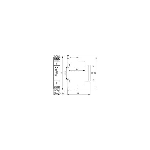 Реле времени ORT многофункциональное 1 контакт 12-240В AC/DC IEK