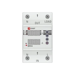 Реле напряжения и тока с дисплеем 50A EKF PROxima