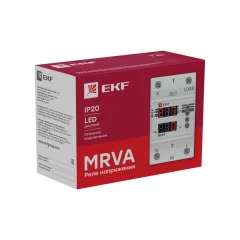 Реле напряжения и тока с дисплеем 50A EKF PROxima