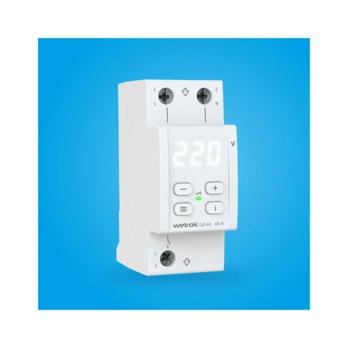 Реле напряжения Welrok D2-40 40А