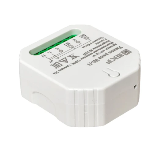 Умное реле в подрозетник 2-канальное Wi-Fi EKF Connect