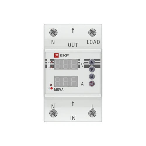 Реле напряжения и тока с дисплеем 32A EKF PROxima