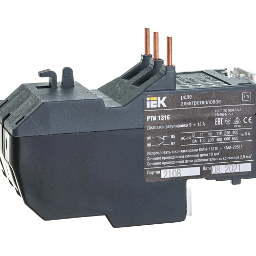 Реле электротепловое 9-13А IEK