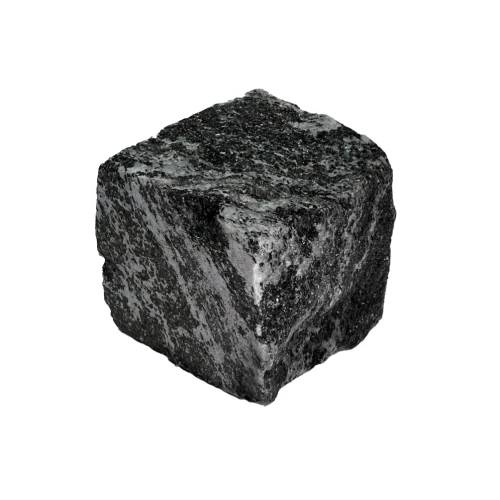 Брусчатка колотая 100х100х100 мм Гранатовый Амфиболит