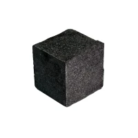 Брусчатка пилено-колотая (пиленые 2-4 боковые грани, верх колотый) 80х80х80 мм Габбро
