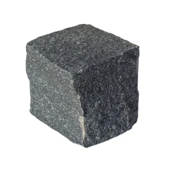 Брусчатка колотая 100х100х100 мм Габбро