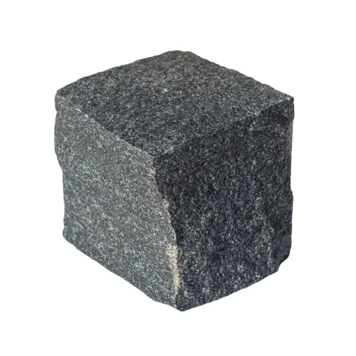 Брусчатка колотая 100х100х100 мм Габбро