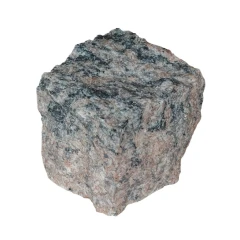 Брусчатка колотая серо-розовая 100х100х100 мм Ладожская