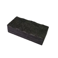 Брусчатка пилено-колотая (пиленые 5 граней, верх колотый) 100х200х50 мм Габбро