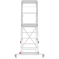 Индустриальная передвижная складная лестница-стремянка с платформой NV 5541 Новая Высота 1х5