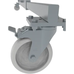 Профессиональная передвижная складная лестница-стремянка с платформой NV 3540 Новая Высота 1х7