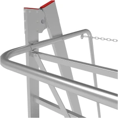 Профессиональная передвижная складная лестница-стремянка с платформой NV 3540 Новая Высота 1х7