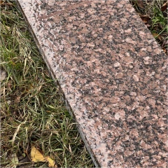 Плита пошаговая термо из гранита Дымовский 605х300х80 мм