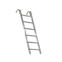 Лестница алюминиевая приставная проф. Новая Высота NV 3215, 1х6 развальцованных ступеней 80 мм