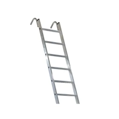Лестница алюминиевая приставная проф. Новая Высота NV 3215, 1х6 развальцованных ступеней 80 мм