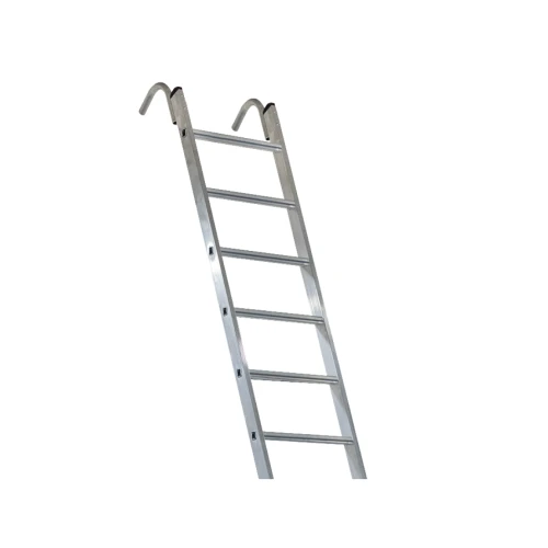 Лестница алюминиевая приставная проф. Новая Высота NV 3215, 1х6 развальцованных ступеней 80 мм